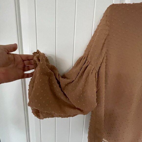 Wishlist Apparel Dusty Mauve Blouse Medium - Picture 3 of 4